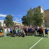СПОРТЛАНДИЯ "ВЕСЕЛЫЕ СТАРТЫ", ПОСВЯЩЕННАЯ ГОДУ МИРА И СОЗИДАНИЯ