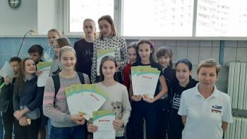 Областные соревнования по плаванию по программе "Веселый дельфин"