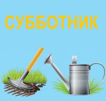 Наши работники на субботнике!
