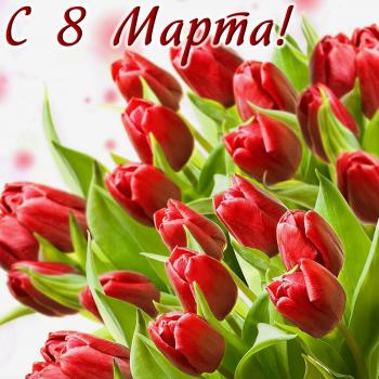 Поздравляем всех женщин с наступающим 8 марта!